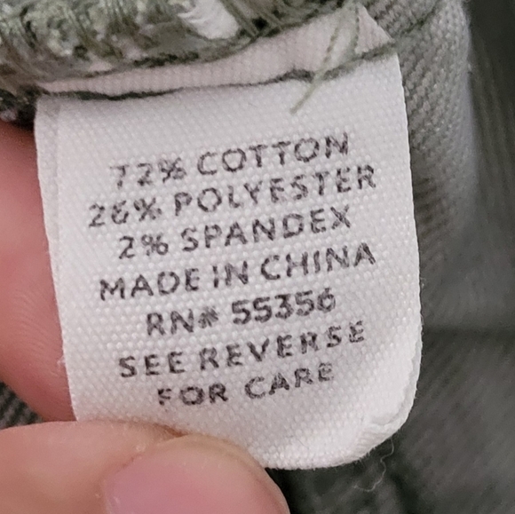 Artisan NY Slim Straight Leg Contemporary Casual Fall Green Jeans - Picture 9 of 9